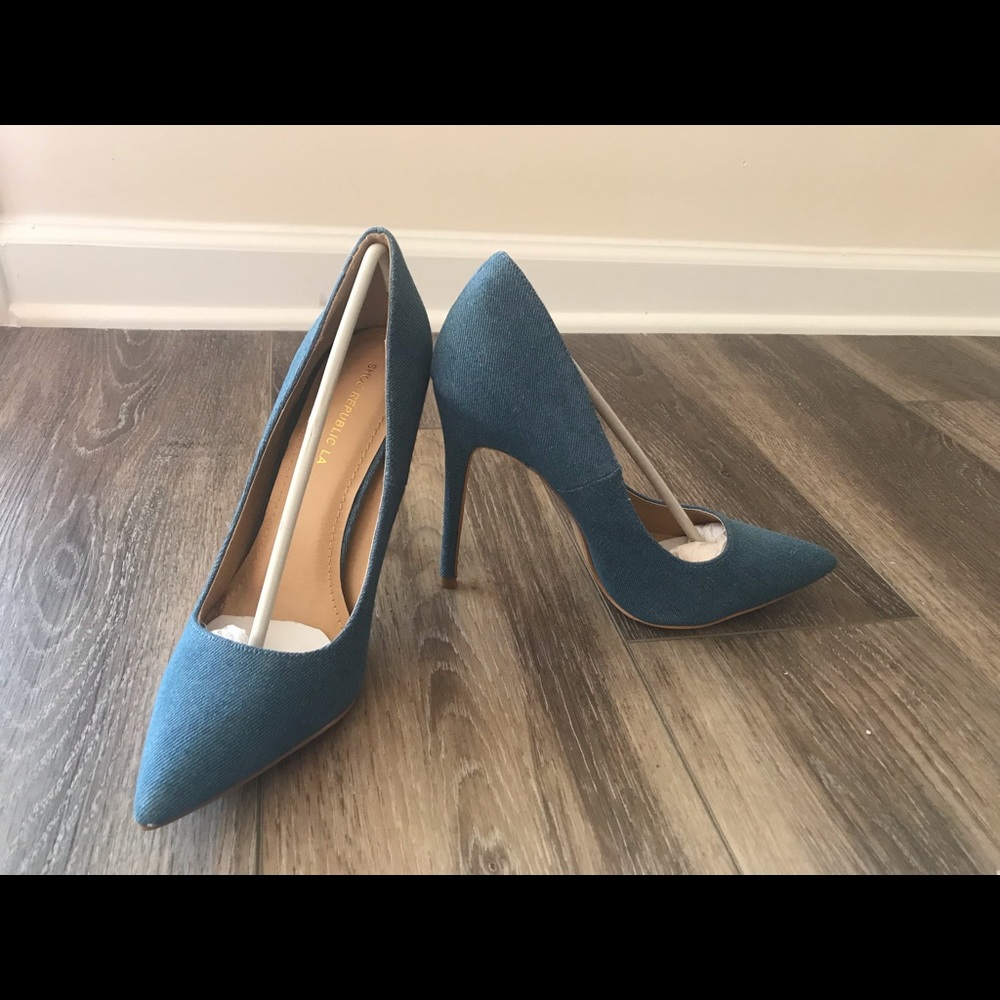 Denim Pumps